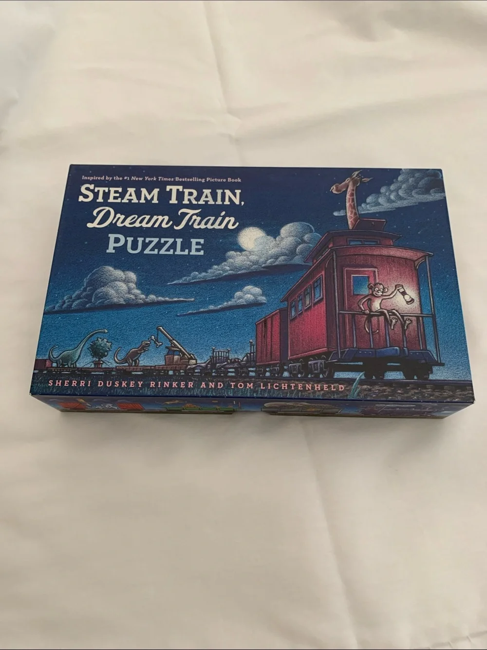 Steam Train, Dream Train Puzzle - Blue/Red